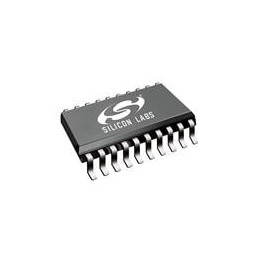 1 pcs : SI8380PM-IU - Digital Isolators 2.5 kV 8-channel PLC input isolator with debounce protection