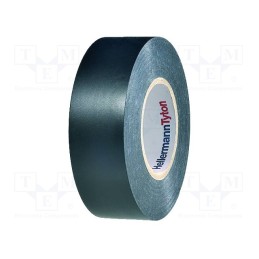 1 rol x HELLERMANNTYTON - 710-00126 HELATAPE FLEX15 - Tape: electrical insulating, W: 19mm, L: 20m, Thk: 150um, black, 220%