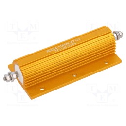 1 pcs x SR PASSIVES - AHP100W-47RJ - Resistor: wire-wound, with heatsink, 47Ω, 100W, ±5%, 50ppm/°C