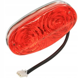 Rear lamp, chrome, dl 156mm, quad bashan atv set