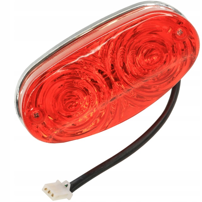 Rear lamp, chrome, dl 156mm, quad bashan atv set