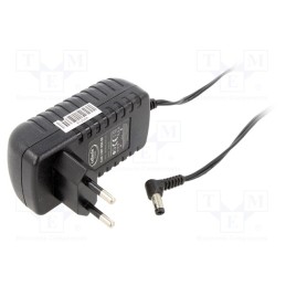 1 pcs x CELLEVIA POWER - CLW-1309-W2E-EB-L - Power supply: switched-mode, plug, 9VDC, 1.5A, 13W, Plug: EU, 84%
