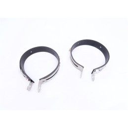 Muffler clamp with rubber, set of 4 elements, 4t