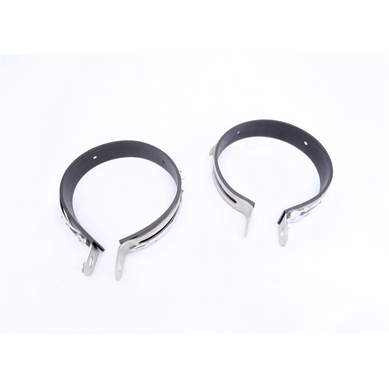 Muffler clamp with rubber, set of 4 elements, 4t