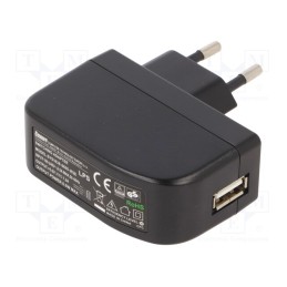 1 pcs x SUNNY - SYS1638-0605-W2E-IUSB - Power supply: switched-mode, plug, 5VDC, 1.2A, 6W, Plug: EU, 79.03%
