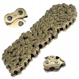 Strong drive chain 428h 130l gold atv quad bashan eagle shineray