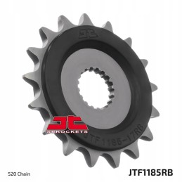 The drive sprocket jt jtf1185 17rb with a damper vibrates