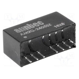 1 pcs x AIMTEC - AM2G-2405SZ - Converter: DC/DC, 2W, Uin: 18÷36V, Uout: 5VDC, Iout: 400mA, SIP8