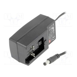 1 pcs x MEAN WELL - GE30I15-P1J - Power supply: switched-mode, plug, 15VDC, 2A, 30W, Out: 5,5/2,1