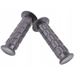Rubber handlebar grips for ATV quad set