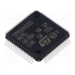 1 pcs x STMicroelectronics - STM32H503RBT6 - IC: ARM microcontroller, 250MHz, LQFP64, 1.71÷3.6VDC, -40÷85°C