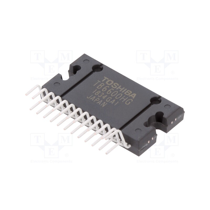 1 pcs x TOSHIBA - TB6600HG - IC: driver, stepper motor controller, PWM, SIP25, 4.5A, 8÷42V, Ch: 2