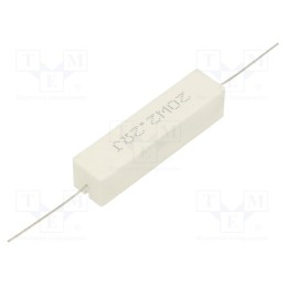 2 pcs x SR PASSIVES - CRL20W-2R2 - Resistor: wire-wound, cement, THT, 2.2Ω, 20W, ±5%, 13x13x60mm