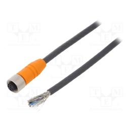 1 pcs x LUMBERG AUTOMATION - RKTS 5-298/2 M - Connection lead, M12, PIN: 5, straight, 2m, plug, 60VAC, 4A, -25÷80°C