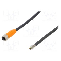1 pcs x LUMBERG AUTOMATION - RKTS 8-299/2 M - Connection lead, M12, PIN: 8, straight, 2m, plug, 30VAC, 4A, -25÷80°C
