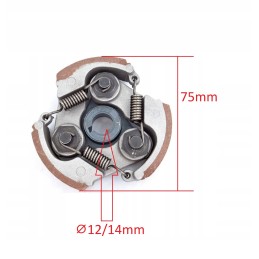 Sprocket cover atv 110 125 small black tz horizontal engine with marking 139f