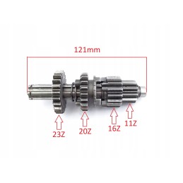 Sprocket cover atv 110 125 small black tz horizontal engine with marking 139f