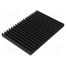 1 pcs x FISCHER ELEKTRONIK - SK 695 100 SA - Heatsink: extruded, L: 100mm, W: 140mm, H: 10mm, aluminium, anodized