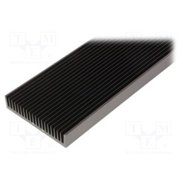 1 pcs x FISCHER ELEKTRONIK - SK47/1000/SA - Heatsink: extruded, grilled, black, L: 1000mm, W: 200mm, H: 40mm
