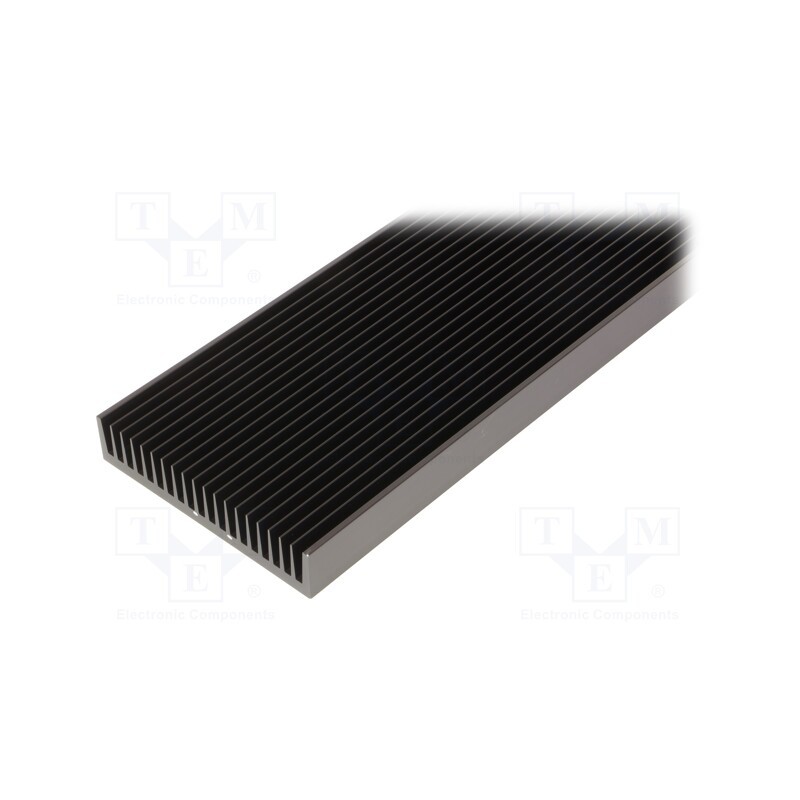 1 pcs x FISCHER ELEKTRONIK - SK47/1000/SA - Heatsink: extruded, grilled, black, L: 1000mm, W: 200mm, H: 40mm