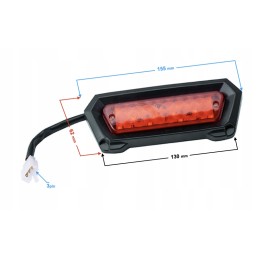 LED rear lamp quad atv universal bashan