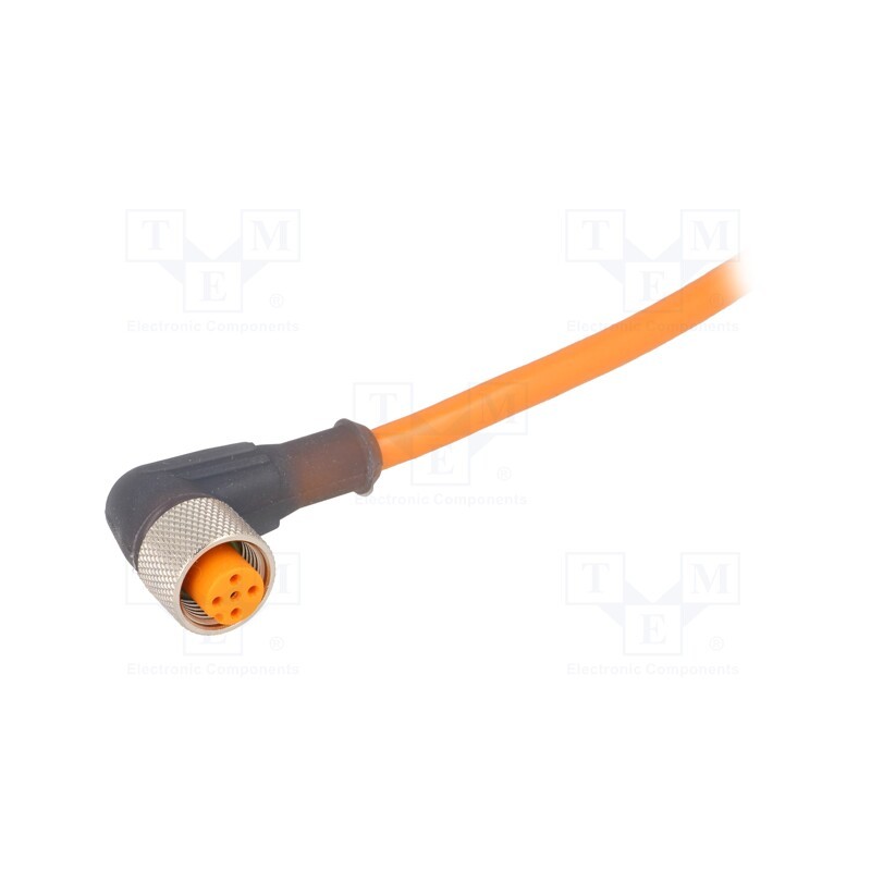 1 pcs x LUMBERG AUTOMATION - RKWT 5-56/2 M - Connection lead, M12, PIN: 5, angled, 2m, plug, 60VAC, 4A, -25÷80°C