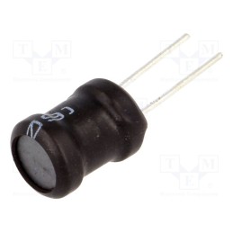 2 pcs x FERROCORE - COIL0912-0.1 - Inductor: wire, THT, 100uH, 2A, 140mΩ, ±10%, Ø10.5x13.5mm, vertical