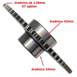 Starter clutch bendix seal atv quad bashan eagle kingway 200 250