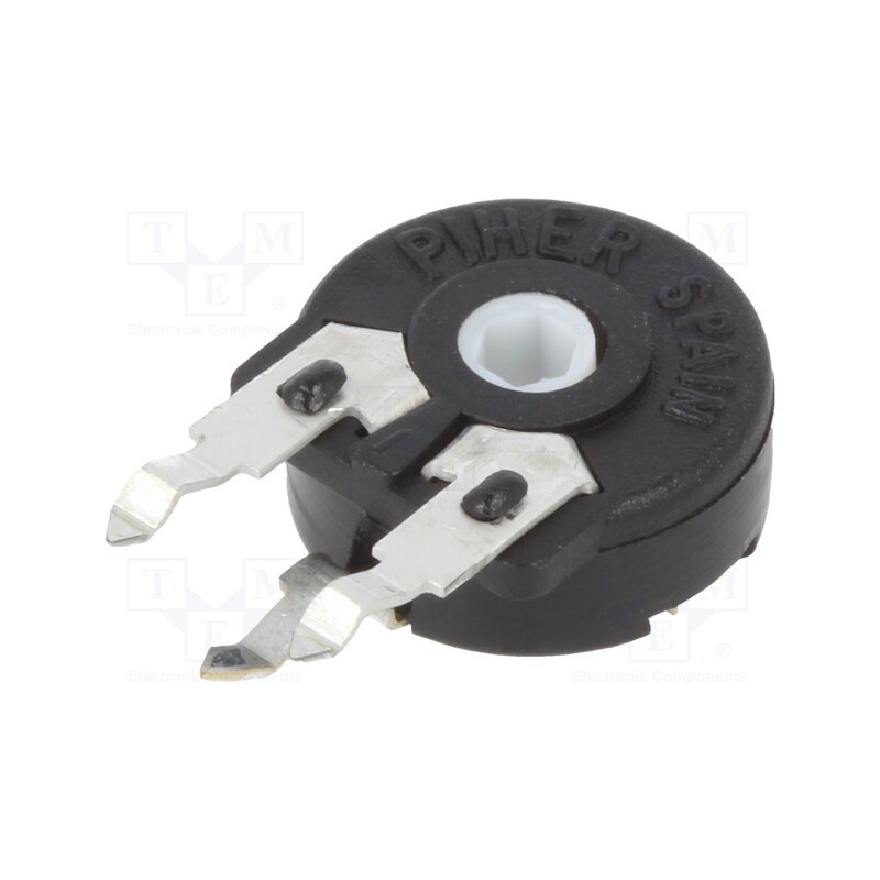 2 pcs x PIHER - PT10MH02-253A2020-S - Potentiometer: mounting, single turn,vertical, 25kΩ, 150mW, ±20%
