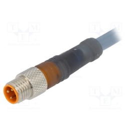 1 pcs x LUMBERG AUTOMATION - RSMV 3-106/20 M - Connection lead, M8, PIN: 3, straight, 20m, plug, male