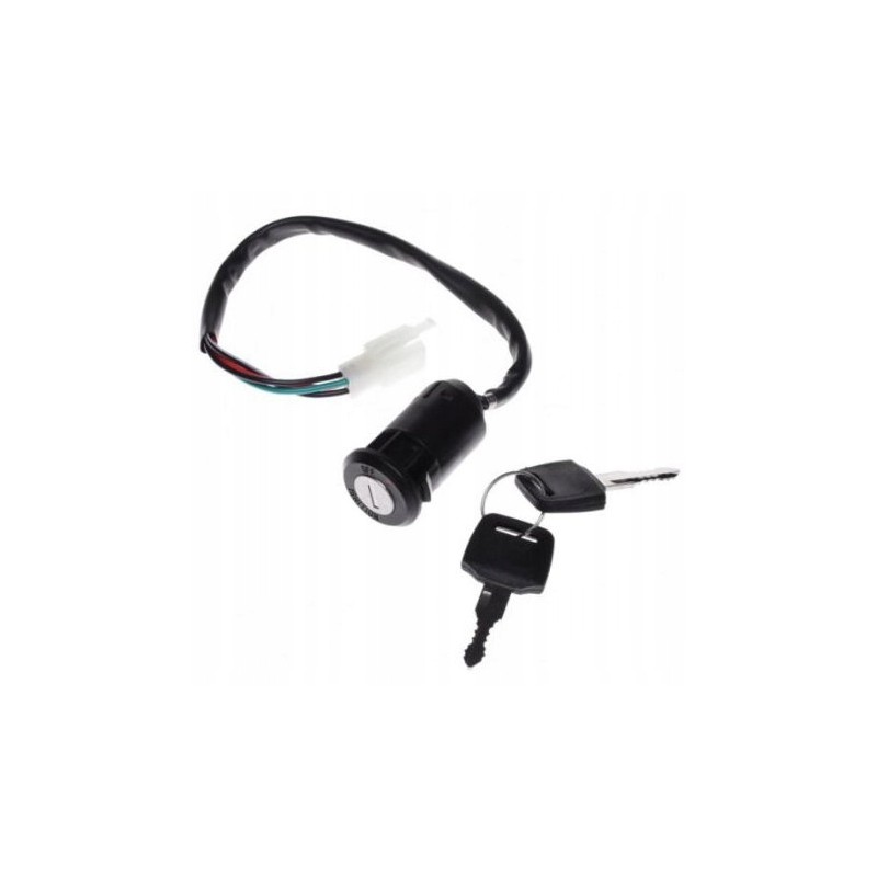 Quad ATV ignition switch 2 positions 4 pin male key