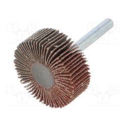 1 pcs x PG PROFESSIONAL - RG.012 - Wheel, Granularity: 60, Mounting: rod 6mm, with lever, Ø40x15mm