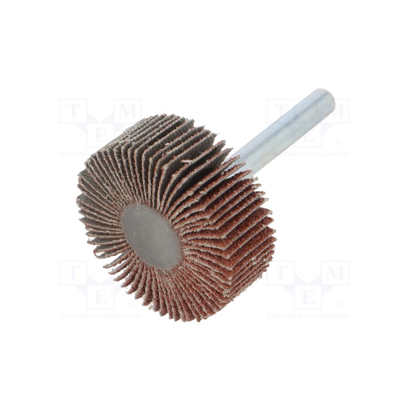 1 pcs x PG PROFESSIONAL - RG.012 - Wheel, Granularity: 60, Mounting: rod 6mm, with lever, Ø40x15mm