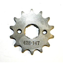 Output sprocket 428h 14z fi 20mm for quad
