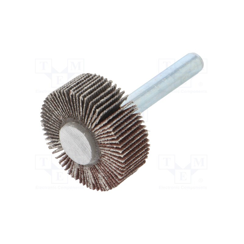 1 pcs x PG PROFESSIONAL - RG.072 - Wheel, Granularity: 120, Mounting: rod 6mm, with lever, Ø30x10mm