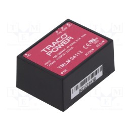 1 pcs x TRACO POWER - TMLM 04112 - Converter: AC/DC, 4W, 90÷264VAC, Usup: 120÷370VDC, Uout: 12VDC, 70%