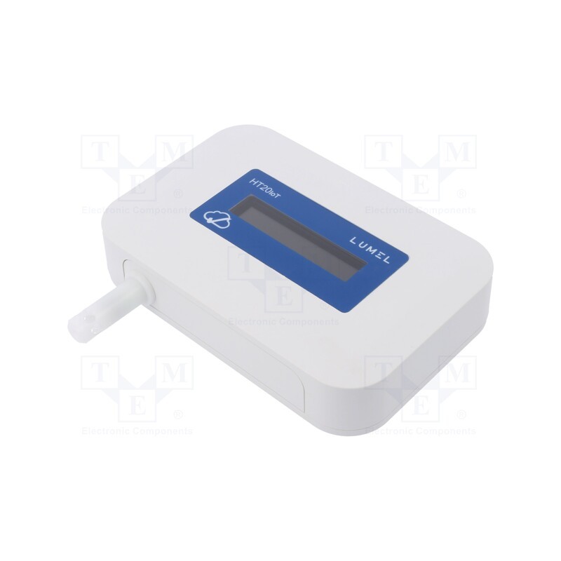 1 pcs x LUMEL - HT20IOT-20MQM0 - Logger, for wall mounting, IP20, Temp: 0÷40°C, 150x100x28mm, MQTT