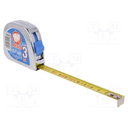 1 pcs x MEDID - CL-1313 - Measuring tape, L: 3m, Width: 13mm, Enclos.mat: ABS, measure