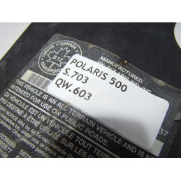 Polaris 500 plastic filling