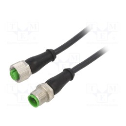 1 pcs x MURR ELEKTRONIK - 7000-40021-6140500 - Connection lead, M12, PIN: 4, 5m, 4A, 7000, Colour: black