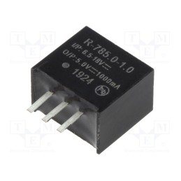 1 pcs x RECOM - R-785.0-1.0 - Converter: DC/DC, 5W, Uin: 6.5÷18V, Uout: 5VDC, Iout: 1A, SIP3, PCB