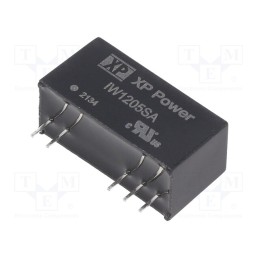 1 pcs x XP POWER - IW1205SA - Converter: DC/DC, 1W, Uin: 9÷18V, Uout: 5VDC, Iout: 200mA, SIP, 650kHz
