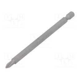 1 pcs x BETA - 862PH-XL/1 - Screwdriver bit, Phillips, PH1, Overall len: 100mm
