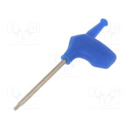 1 pcs x KING TONY - 1163A08R - Wrench, Torx®, TX08, Overall len: 84mm, Working part len: 45mm