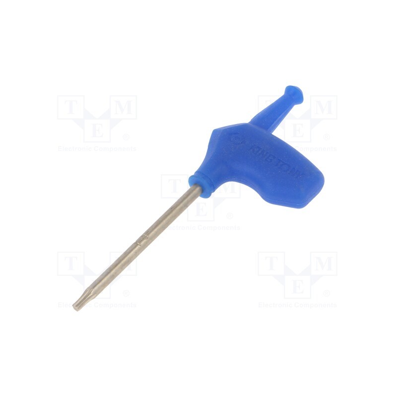 1 pcs x KING TONY - 1163A08R - Wrench, Torx®, TX08, Overall len: 84mm, Working part len: 45mm