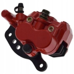 Red front brake caliper Romet enduro cross