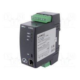 1 pcs x LUMEL - SM61IOT-2100M0 - Industrial module: data logger, 20÷40VAC, 20÷60VDC, 0÷55°C, OUT: 2