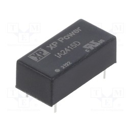 1 pcs x XP POWER - IA2415D - Converter: DC/DC, 1W, Uin: 24V, Uout: 15VDC, Uout2: -15VDC, Iout: 33mA