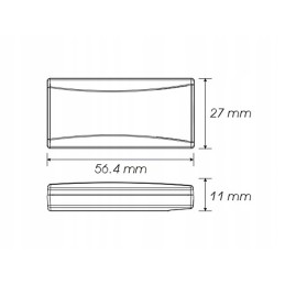 Electronic thermometer, blue display, part