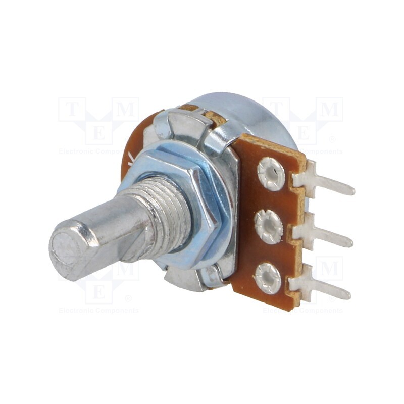 2 pcs x SR PASSIVES - R16148D-1A-2-B220K - Potentiometer: shaft, single turn, 220kΩ, 125mW, ±20%, THT, 6mm